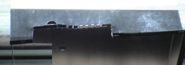 Atari 7800 Video Mod RF Shield Cutout