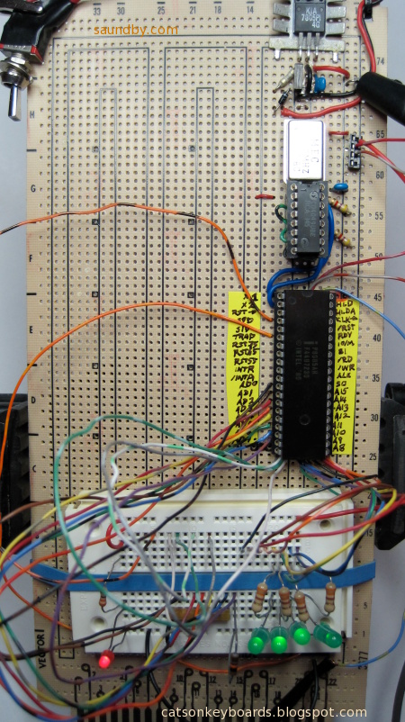 testing the circuit prior to a free run test
