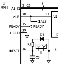 8085 Project Schematic Diagram