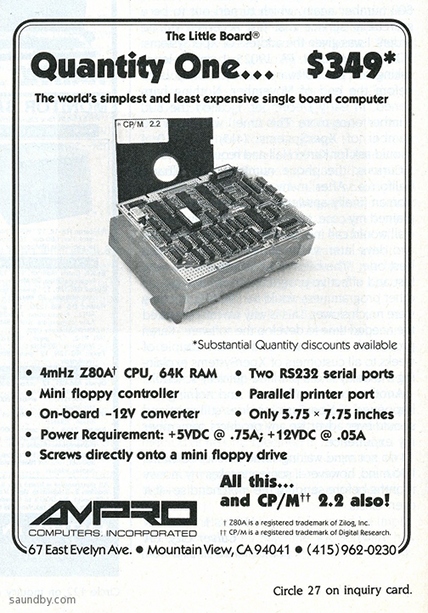 The Little Board, Quantity One, $349