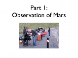 Mars Presentation Slide: Observation of Mars