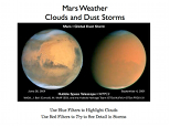Mars Presentation Slide: Mars Weather